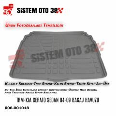 TRM-KIA CERATO SEDAN 04-09  BAGAJ HAVUZU |  | BAGAJ HAVUZLARI