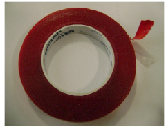 ÇİFT TARAFLI BANT 10mm(5mt)ŞEFFAF SİLİKONLU *** POŞET AMBALAJ ***