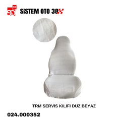 TRM SERVİS KILIFI DÜZ BEYAZ |  | KOLTUK KILIF VE MİNDER