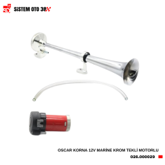 OSCAR  KORNA 12V MARİNE KROM TEKLİ MOTORLU |  | KORNALAR