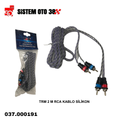 TRM 2  M RCA KABLO SİLİKON |  | SES MONTAJ EKİPMANLARI