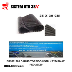 BR5901708 CARUB TORPİDO ÜSTÜ KAYDIRMAZ PED 25X30 |  | ARAÇ İÇİ AKSESUARLAR