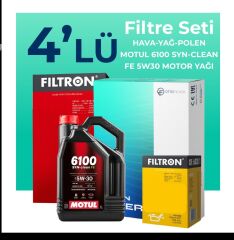 Volkswagen Passat 1.6 Dizel Filtre Bakım Seti Motul Motor Yağlı (2010-2014) 4 Lü