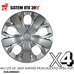 AKJ 175 16'' JANT KAPAĞI PEJO-DUCATO-OPEL-FİAT |  | JANT KAPAKLARI