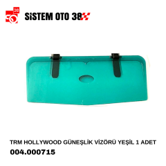 TRM HOLLYWOOD GÜNEŞLİK VİZÖRÜ YEŞİL 1 ADET |  | ARAÇ İÇİ AKSESUARLAR