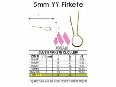 FİRKETE 5mm (YARIM YUVARLAK)