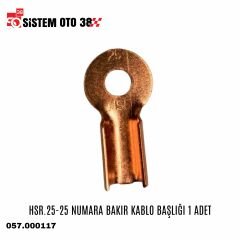 HSR.25-25 NUMARA BAKIR KABLO BAŞLIĞI 1 ADET |  | MUHTELİF ÜRÜNLER