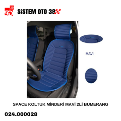SPACE KOLTUK MİNDERİ MAVİ 2Lİ BUMERANG |  | KOLTUK KILIF VE MİNDER