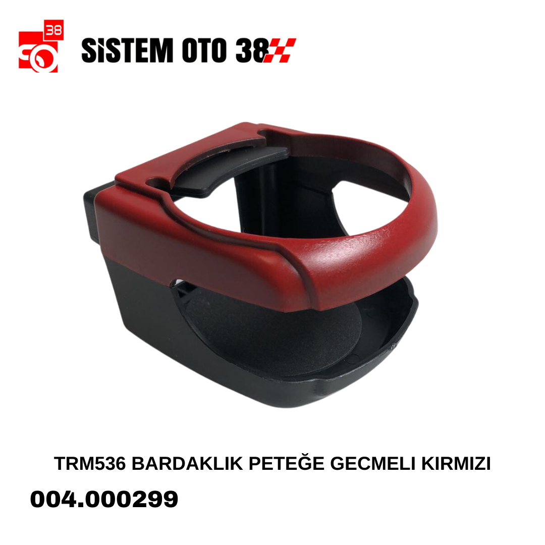 TRM536 BARDAKLIK PETEĞE GECMELI KIRMIZI |  | ARAÇ İÇİ AKSESUARLAR