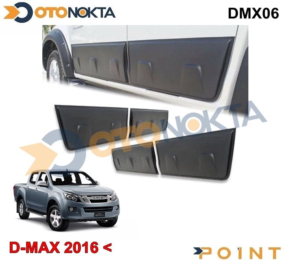 ISUZU D-MAX 2012-2019 KAPI KORUMA 4PRC SIYAH POINT
