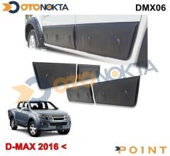 ISUZU D-MAX 2012-2019 KAPI KORUMA 4PRC SIYAH POINT