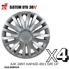 AJK JANT KAPAĞI 4911 GRİ 14'' |  | JANT KAPAKLARI
