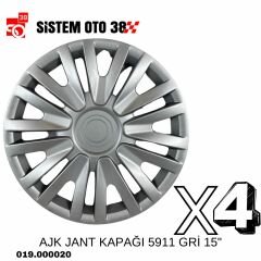 AJK JANT KAPAĞI 5911 GRİ 15'' |  | JANT KAPAKLARI