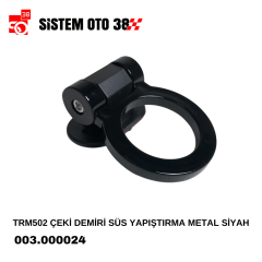 TRM502 ÇEKİ DEMİRİ SÜS YAPIŞTIRMA METAL SİYAH |  | ARAÇ DIŞI AKSESUARLAR