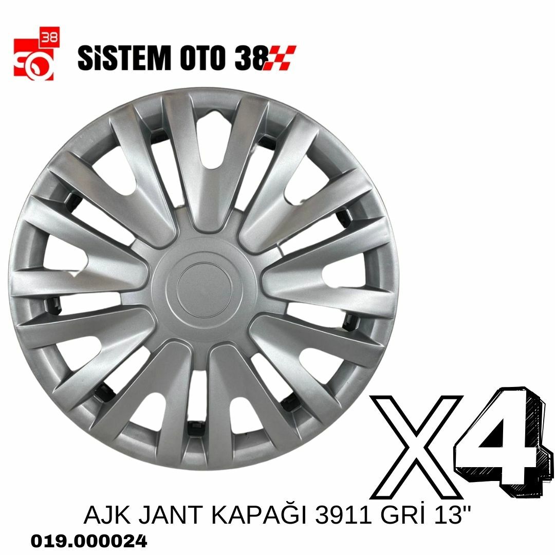 AJK JANT KAPAĞI 3911 GRİ 13'' |  | JANT KAPAKLARI