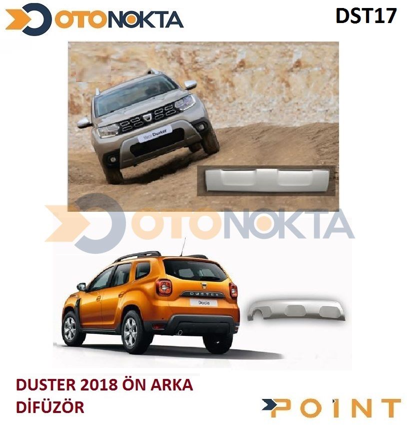 DACIA  DUSTER 2018>  TAMPON DIFUZOR ON ARKA SET