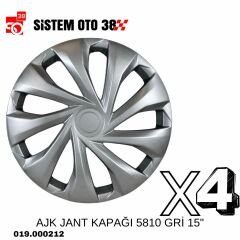 AJK JANT KAPAĞI 5810 GRİ15'' |  | JANT KAPAKLARI