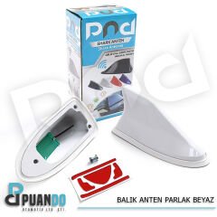 BALIK ANTEN PARLAK BEYAZ