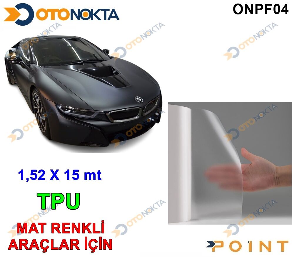 KAPUT KORUMA FILMI PPF MAT SEFFAF 152X15M TPU POIN