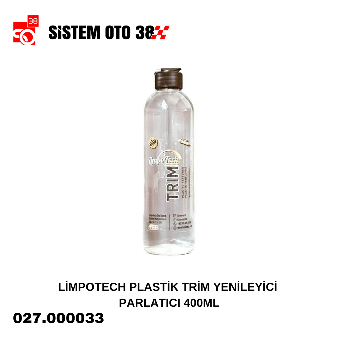 LİMPOTECH PLASTİK TRİM YENİLEYİCİ PARLATICI 400ML |  | KOZMETİK GRUBU