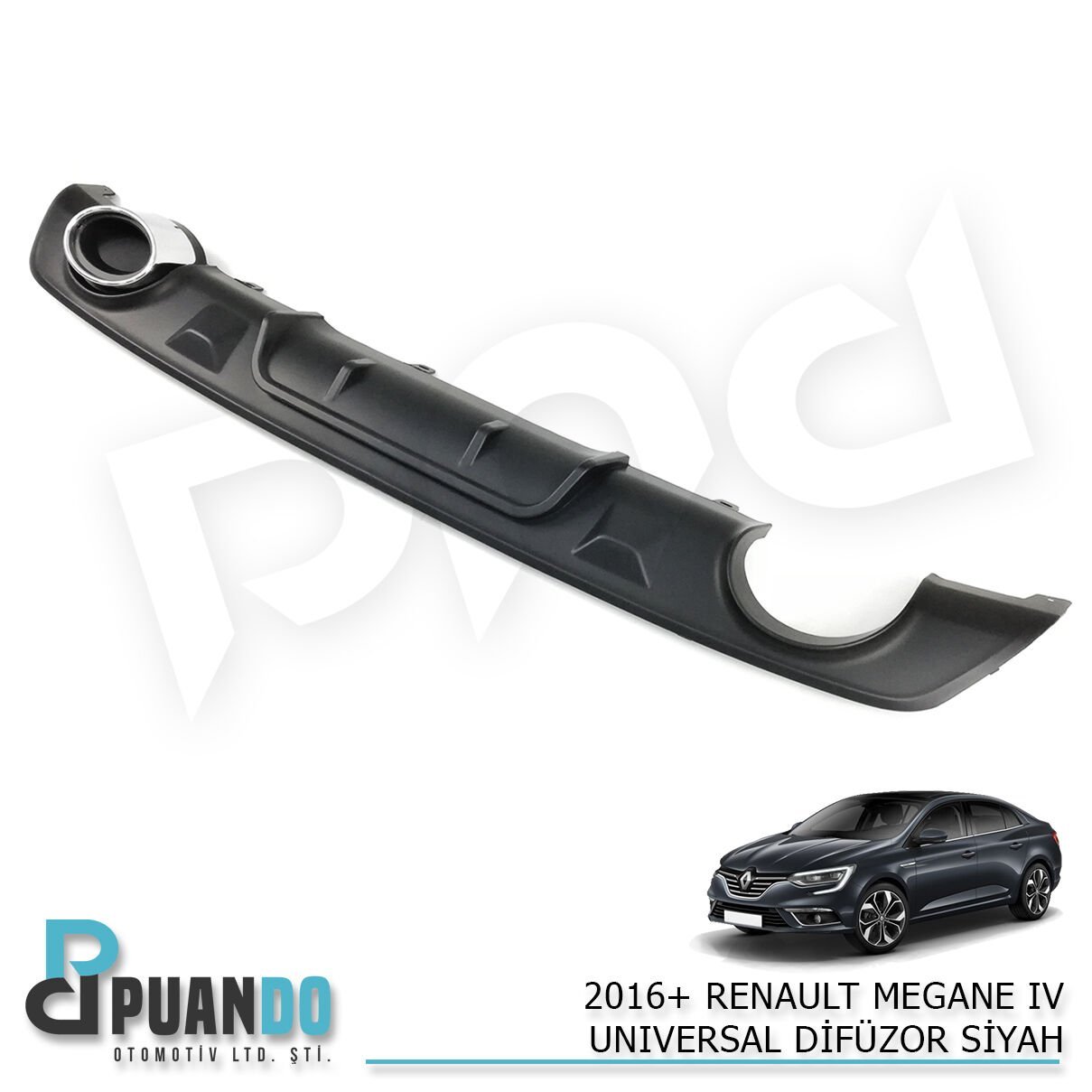 2016+ RENAULT MEGANE IV DIFUZOR SIYAH