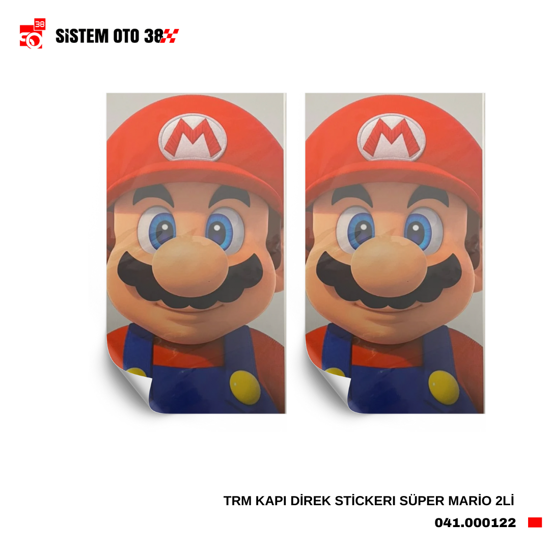 TRM KAPI DİREK STİCKERI SÜPER MARİO 2Lİ |  | STİCKER ÇEŞİTLERİ