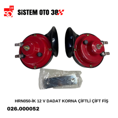 HRN050-İK 12 V DADAT KORNA ÇİFTLİ ÇİFT  FİŞ |  | KORNALAR