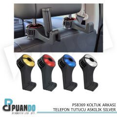 KOLTUK ARKASI TELEFON TUTUCU ASKILIK SILVER