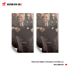 TRM KAPI DİREK STİCKERI ATATÜRK 2Lİ |  | STİCKER ÇEŞİTLERİ