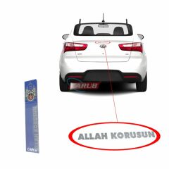 METAL ALLAH KORUSUN YAZISI 12X2CM |  | STİCKER ÇEŞİTLERİ