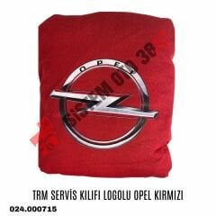 TRM SERVİS KILIFI LOGOLU OPEL KIRMIZI |  | KOLTUK KILIF VE MİNDER