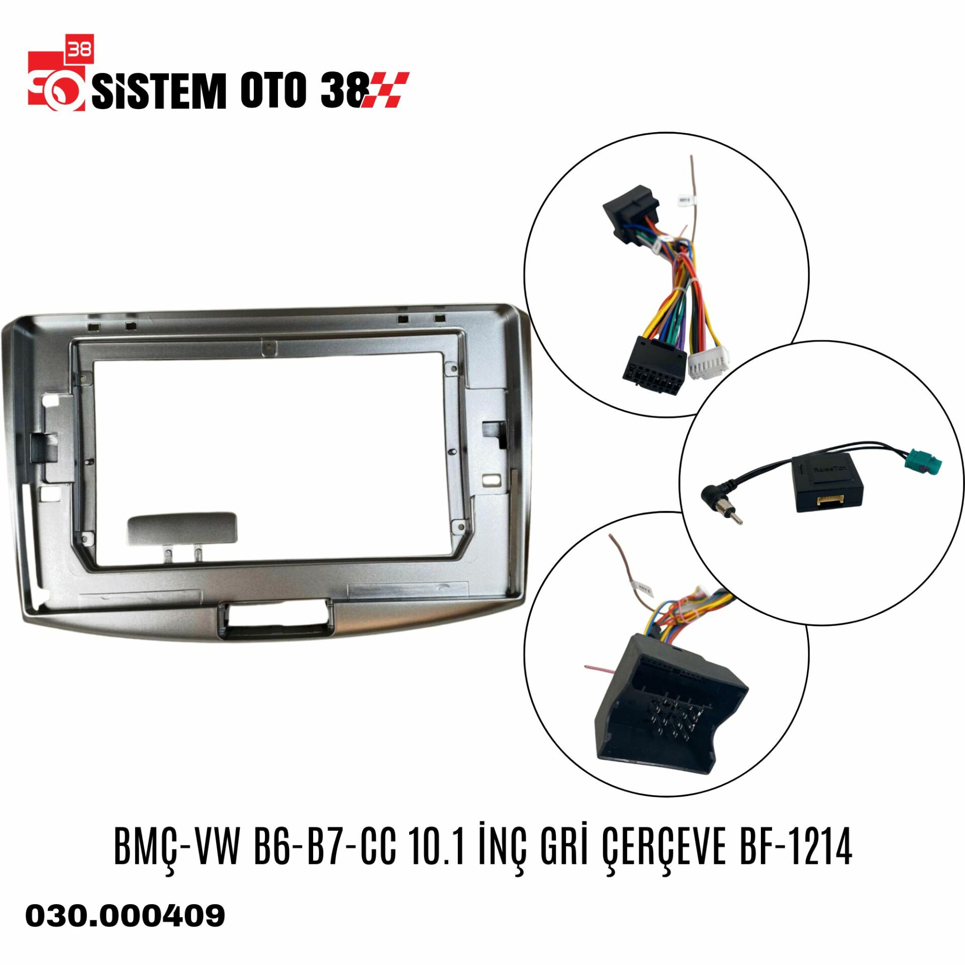 BMÇ-VW B6-B7-CC 10.1 İNÇ GRİ ÇERÇEVE BF-1214 |  | MULTİMEDYALAR