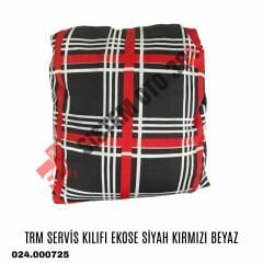 TRM SERVİS KILIFI EKOSE SİYAH KIRMIZI BEYAZ |  | KOLTUK KILIF VE MİNDER