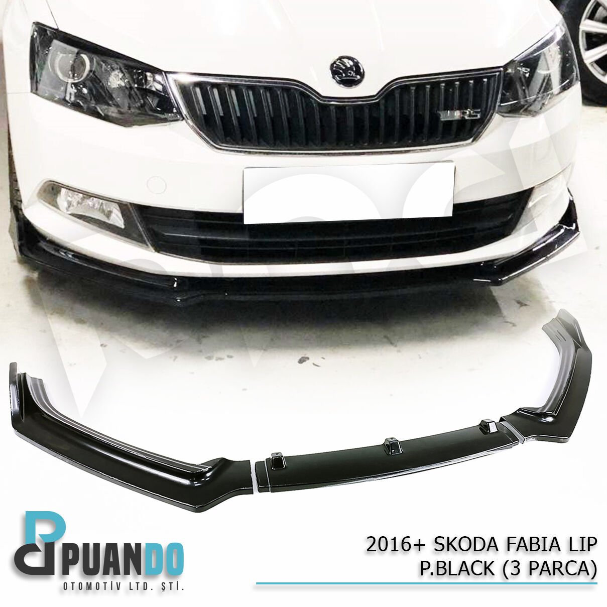 2016+ SKODA FABIA LIP P.BLACK (3 PARCA)