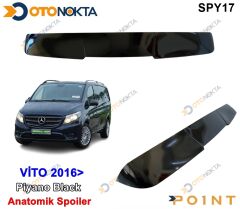 SPOYLER ANATOMIK ASTARLI TICARI KANGO SIYAH