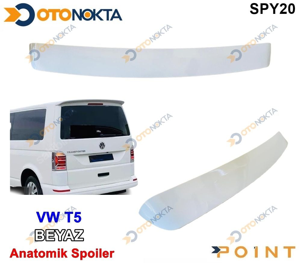 SPOYLER ANATOMIK ASTARLI TICARI VW T5 BEYAZ POINT