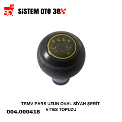 TRMV-PARS UZUN OVAL SİYAH ŞERİT VİTES TOPUZU |  | ARAÇ İÇİ AKSESUARLAR
