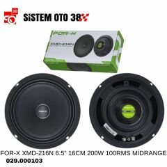 FOR-X XMD-216N 6.5'' 16CM 200W 100RMS MİDRANGE |  | MİDRANGELER