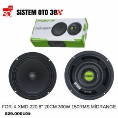 FOR-X XMD-220 8'' 20CM 300W 150RMS MİDRANGE |  | MİDRANGELER