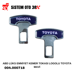 ABD LÜKS EMNİYET KEMER TOKASI LOGOLU TOYOTA MAVİ |  | ARAÇ İÇİ AKSESUARLAR