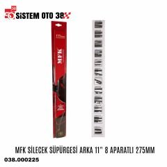 MFK SİLECEK SÜPÜRGESİ ARKA 11'' 8 APARATLI 275MM |  | SİLECEKLER