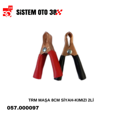 TRM MAŞA 8CM SİYAH-KIMIZI 2Lİ |  | MUHTELİF ÜRÜNLER