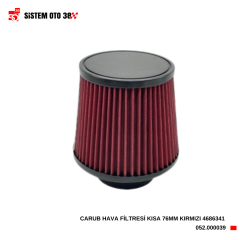 CARUB HAVA FİLTRESİ KISA 76MM KIRMIZI 4686341 |  | HAVA FİLTRELERİ