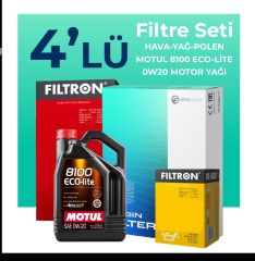 Filtron Audi A3 30 TFSI 1.0 Filtre Bakım Seti Motul Motor Yağlı (2020-2024) 4 Lü