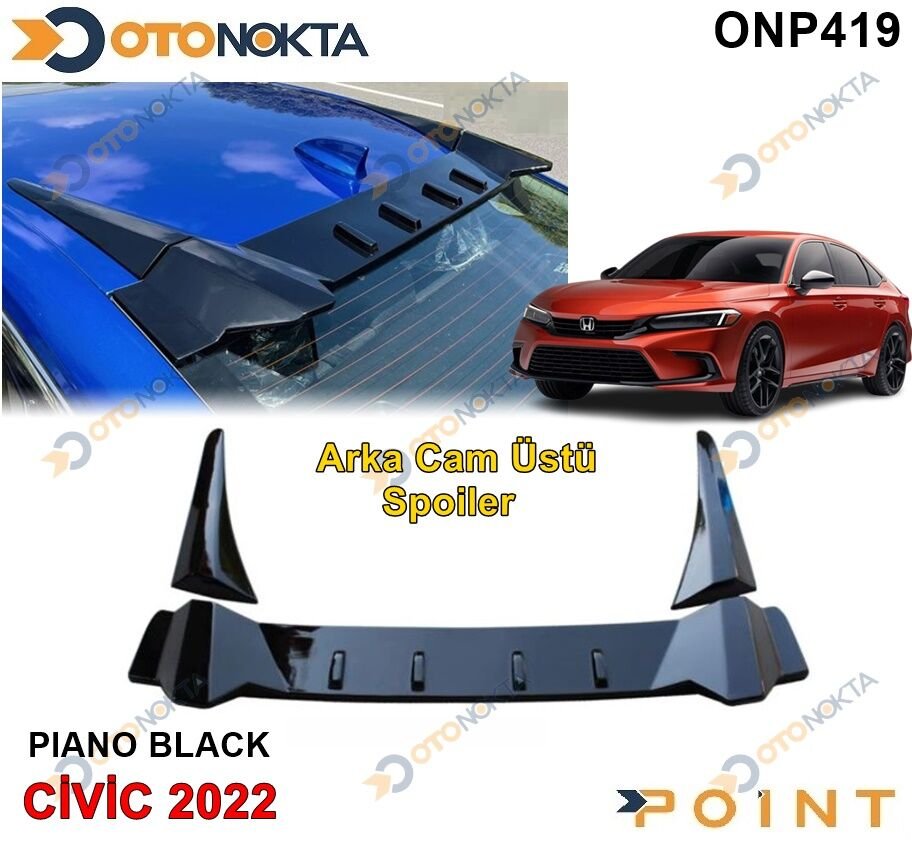 SPOYLER CAM USTU PIYANO BLACK CIVIC 2022> POINT