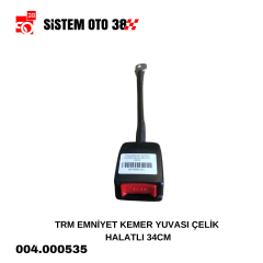 TRM EMNİYET KEMER YUVASI ÇELİK HALATLI 34CM |  | ARAÇ İÇİ AKSESUARLAR