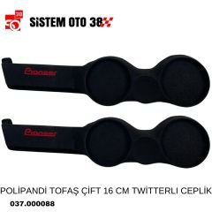 POLİPANDİ TOFAŞ ÇİFT 16 CM TWİTTERLI CEPLİK |  | SES MONTAJ EKİPMANLARI