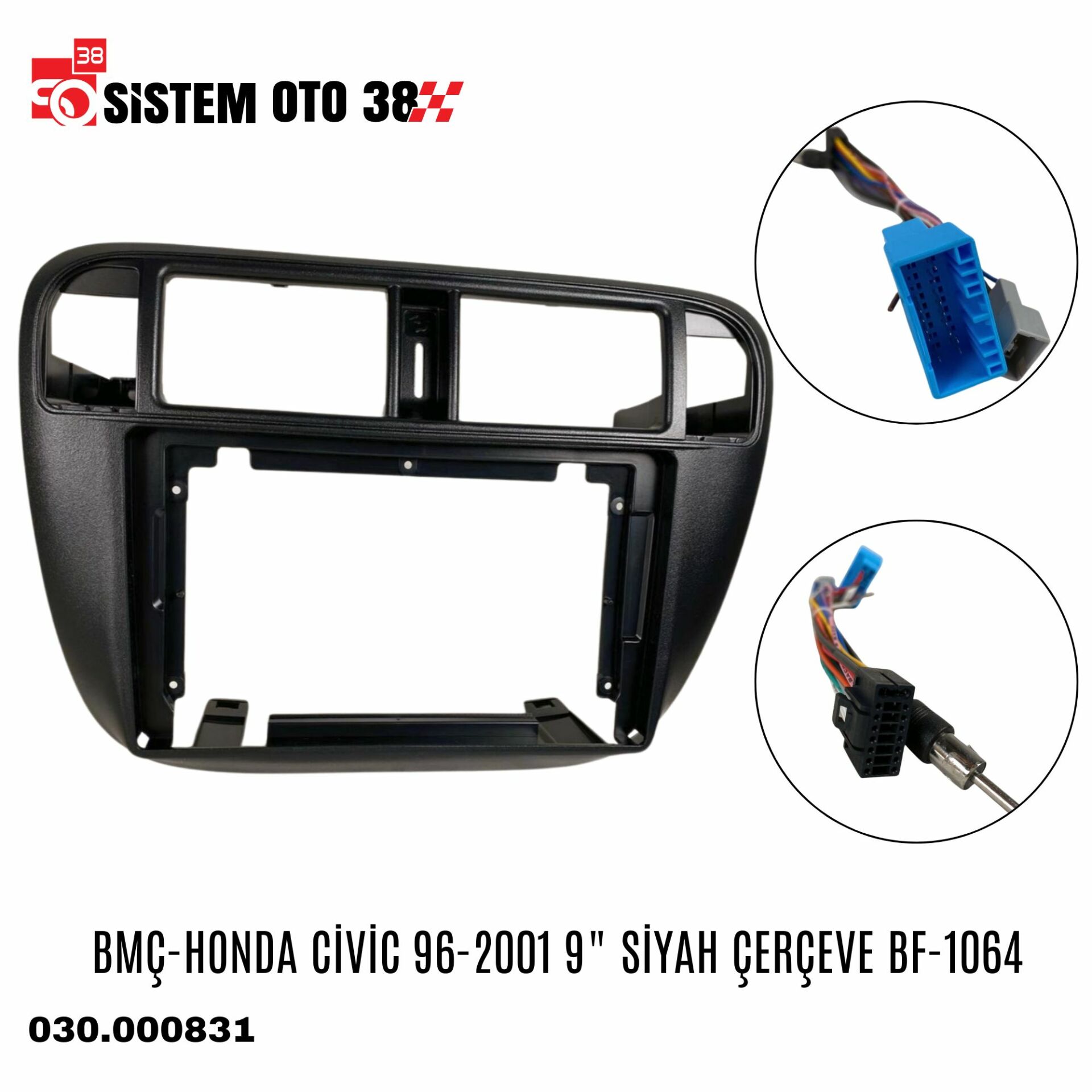 BMÇ-HONDA CİVİC 96-2001 9'' SİYAH ÇERÇEVE BF-1064 |  | MULTİMEDYALAR