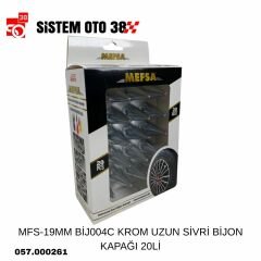 MFS-19MM BİJ004C KROM UZUN SİVRİ BİJON KAPAĞI 20Lİ |  | MUHTELİF ÜRÜNLER