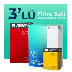 Filtron Volvo XC90 2.0 Dizel B5 Filtre Bakım Seti (2019-2024) 3 Lü